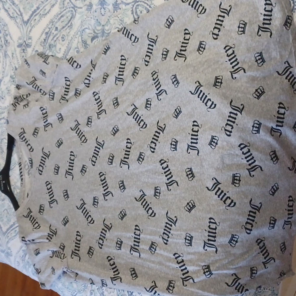 Juicy Couture sleepwear dress in grey and black